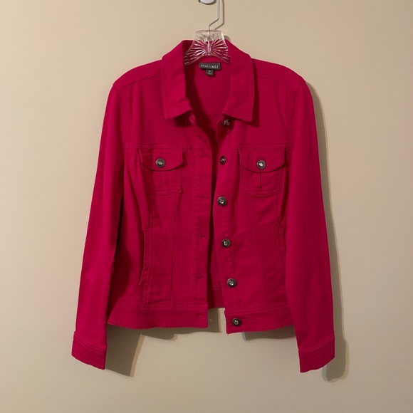 Roz & Ali Button Up Jacket, Size: Medium - Picture 2 of 15
